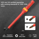 1 x RAW Customer Returns Onmancy 13 Pieces VDE Insulated Screwdriver Set -V Voltage 1000V Magnetic Slotted Torx Screwdriver Hand Slotted Tools - RRP €25.84