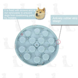 1 x RAW Customer Returns SUOXU Dog Puzzle Slow Feeder Dog Toy, Puppy Treat Dispenser Feeder Toy, Interactive Dog Puzzle Feeder Dog Training Improve IQ Puzzle Dog Bowl Blue  - RRP €13.99