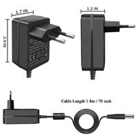 1 x RAW Customer Returns Gonine Power Supply 24V 1.5A 100 240V AC to DC 24 Volt 1.5 Amp Converter 24 vdc 1500mA 1000mA 800mA 600mA 400mA 200mA Wall Charger for LED Strip Light, CCTV Camera - RRP €16.88