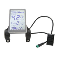 1 x RAW Customer Returns VGEBY Electric Bicycle LCD Display Meter, 5 Pin 24V 36V 48V 60V Universal E Scooter M5 LCD Panel Screen for 31.8 22.2mm Electric Bicycles - RRP €42.16