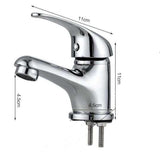 1 x RAW Customer Returns VOLTGY- Chrome Basin Faucet. The Set Includes a Wall Hook. Single Handle Basin Faucet. - RRP €21.8