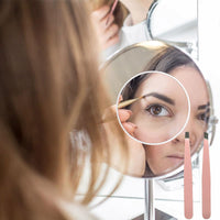 2 x Brand New Magnifying mirror, 20X magnifying mirror, magnifying mirror with suction cups, 20x magnifying mirror with 2 tweezers, perfect for makeup blackheads and blemishes white  - RRP €40.8