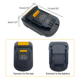 1 x RAW Customer Returns ZDTZAN MT20DL adapter for Makita 18V battery replacement for Dewalt 20V battery, for Dewalt 18V lithium battery tool, for BL1820,BL1850,BL1860 adapter converter - RRP €20.16