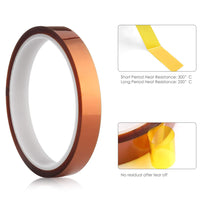 1 x RAW Customer Returns Gdrtwwh Kapton Tape High Temperature Resistant Polyimide Adhesive Tape for Roofing, Soldering, Electrical, etc 2 Rolls, 1 2 Inch  - RRP €7.86