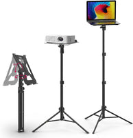 1 x RAW Customer Returns Projector stand height adjustable from 60 to 150cm ULANZI aluminum laptop projector tripod stand with folding bar 3KG load capacity, 360 180 adjustable portable music stand - RRP €37.76