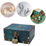 2 x RAW Customer Returns hocadon treasure chest small plastic, pirate treasure chest, pirate treasure chest children, gold pirate chest for children s gift, pirate treasure party, storage and decoration - RRP €27.86