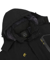 1 x RAW Customer Returns geeksport Warm Men s Waterproof Winter Jacket Men s Winter Rainproof Jacket Black M  - RRP €73.99