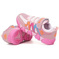 1 x Brand New KVbabby trainers, boys running shoes, children s trainers, girls sports shoes, Velcro fastening, trekking hiking shoes, tennis shoes, indoor shoes, leisure shoes, 37 EU, pink - RRP €26.99