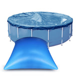 1 x RAW Customer Returns Rectangular Winter Pool Cushion 4 4ft, Winter Pool Cushion, Pool Cover to Prevent Winter Leaves, Blue Air Cushion Tarps to Cover Pools Winter Pool Cover 1 Piece  - RRP €24.0