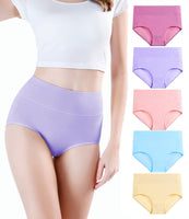 1 x RAW Customer Returns wirarpa women s underpants cotton underwear high waist briefs high waist briefs for women 5 pack multicolored size M - RRP €26.99