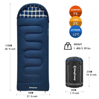 1 x RAW Customer Returns KingCamp Children s Sleeping Bag Flannel Warm Soft Children s Sleeping Bag, Ultralight Winter Sleeping Bag, Children s Sleeping Bag, Sleeping Bag, Blanket for Outdoor Camping Travel - RRP €39.95