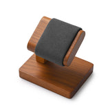 1 x RAW Customer Returns Oirlv Solid Wood Simple Watch Stand,Watch Stand for Men,Wooden Watch Holder,Watch Storage,Gift for Him Dark Gray  - RRP €25.2