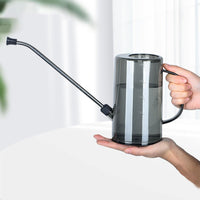 1 x RAW Customer Returns Milageto 1L watering can with long spout and removable spray head, small watering can for bonsai plants in the garden at home, light gray - RRP €9.47