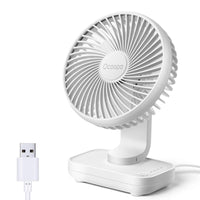 1 x RAW Customer Returns OCOOPA USB Fan - Ultra quiet, 4 speeds, easy to clean, safe durable, compact and portable - RRP €21.99