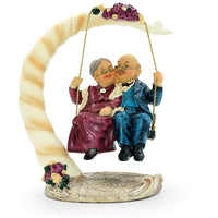 1 x RAW Customer Returns Aoneky Statue, Figure Statue with Love, Senior Gift, Parents Birthday Gift, Gift for Engagement Wedding Parents, Decoration for Car and Home, Festive Gift - RRP €27.99