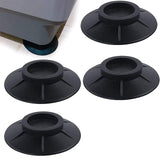 1 x Brand New Washing Machine Foot Pads, Washing Machine Anti-Vibration Feet Pad, Washing Machine Foot Pad, Washing Machine Vibration Dampener, Washing Machine Shock Absorber Rubber, Washer Anti-Vibration Rubber, Non-Slip, Black, 4Pcs - RRP €20.4