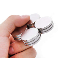 1 x RAW Customer Returns 20pcs Strong Magnets 30 x 3mm 8kg Strong Neodymium Magnet Strong Self Adhesive Magnets Refrigerator Magnets Magnetic Whiteboard Magnets Rare Earths with Double Sided Adhesive - RRP €25.99