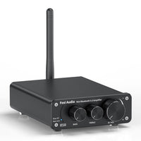 1 x RAW Customer Returns Fosi Audio BT10A Bluetooth 5.0 Amplifier, TPA3116 Chip, 50 Wx2, HiFi Audio Amplifier, Class D Integrated Mini Home Stereo Amplifier, 2.0 Channels for Home HiFi System, Home Theater - RRP €59.99