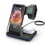 1 x RAW Customer Returns Minthouz Wireless Charger, 3 in 1 Inductive Charging Station with 18W Adapter for Multiple Devices Apple, iWatch S8 7 6 5 4 3 SE2 SE ONLY , AirPods 3 Pro, Qi Compatible with iPhone 15 14 13 12 11 - RRP €23.96