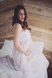 1 x RAW Customer Returns Pregnant women maxi dress maternity dress pregnant photography photo shoot - RRP €23.99