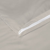 1 x RAW Customer Returns Beige Duvet Cover Set Bed 105 120 cm - Duvet Cover 180x220 cm Pillowcase 50x125 cm - RRP €24.68