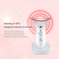 1 x RAW Customer Returns Ms.W Beauty Facial Massager, Hot Cool Facial Lifting Massager Skin Tightening Machine Skin Care Tools, High Frequency Anti-Aging Face Lifting Machine Neck Lifting Firmer Wrinkles - RRP €146.22