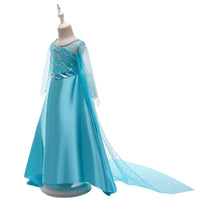 2 x Brand New Discoball Elsa Children s Princess Dress - Shiny Dress - Girls Dress - Long Sleeve Pleated Dress - Blue - RRP €38.4