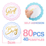 1 x RAW Customer Returns BETESSIN Gender Reveal Party Decoration Set, Gender Reveal Voting Poster 80pcs Team Boy Team Girl Stickers for Baby Shower Baby Party Gender Announcement Party Accessories - RRP €10.9