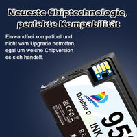 1 x RAW Customer Returns 953XL Ink Pack for HP 953xl Cartridge, not affected by the update, Compatible with HP Officejet Pro 7720, 7730, 7740, 8710, 8715, 8718, 8720, 8725, 8728, 8730, 8740 - RRP €32.99