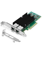 1 x RAW Customer Returns 10GB Dual LAN Base-T PCI-e Network Card, Intel X540 Controller, NICGIGA 10Gbps Ethernet Adapter, 2 x 10Gbe RJ45 Port, 10G NIC Card, Supports Windows Windows Server Linux Vmware. ESX - RRP €108.59