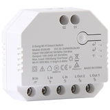 1 x RAW Customer Returns DUAL R3 Smart Switch, 2-Gang 2-Way Smart Switch for Garage Door, Shutters and Roller Shutter, WiFi Switch with Power Measurement Compatible with Alexa, Google Home, Siri - RRP €20.16