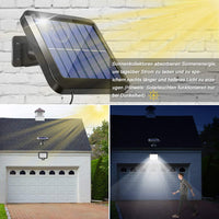 1 x RAW Customer Returns BENMA solar lamps for outdoor use, 2 pieces 56 LED solar lights 120 super bright solar wall light with motion sensor, IP65 waterproof garden security wall light with 5m cable - RRP €30.24