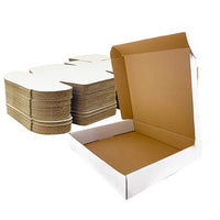 1 x RAW Customer Returns Giftgarden shipping box, foldable, 305 x 229 x 76 mm, 20 pieces, cardboard, self-assembly, for shipping or storage, white - RRP €30.99