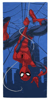 1 x RAW Customer Returns Jay Franco Marvel Spiderman Hello Neighbors 71cm x 147cm Beach Towel made from 100 Cotton Terry Cloth - RRP €19.99