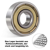 1 x Brand New Ball Bearings, 24pcs, 608zz, Double Shielded Metal Ball Bearings 24pcs  - RRP €25.2