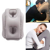 1 x RAW Customer Returns vapesoon Travel Pillow Support Headrest Portable Inflatable for Sleeping on Airplane Train Home Office - RRP €21.34