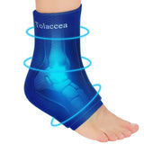 1 x RAW Customer Returns Ice Bag Wrap for Ankle and Foot Injuries, Reusable Gel Ice Bag for Hot and Cold Therapies Blue 1PCS, L  - RRP €29.99