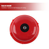 1 x RAW Customer Returns Chime Fire Protection 100db, 4 Inch Bell Loud Fire Bell Electric Doorbell Fire Alarm Bell for School Fire Alarm Emergency Evacuation Factory Workshop 12V  - RRP €18.66