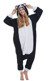 1 x RAW Customer Returns Simzoo Animal Pajamas Adult Pajamas Halloween Costume Casual Wear Cat Pajamas - RRP €30.24