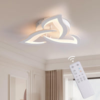 1 x RAW Customer Returns KAUCQI Dimmable LED Ceiling Light Bedroom 56CM Ceiling Lamp for Living Room Modern Living Room Lamp with Remote Control 3000-6000K Ceiling Lamp for Children s Room Kitchen - RRP €54.99