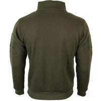 1 x RAW Customer Returns Mil-Tec Unisex Tactical Sweatshirt, Green, M EU - RRP €34.62