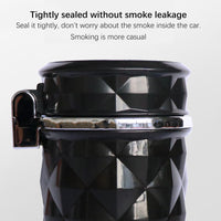 1 x Brand New Car Ashtray, Ashtray, Ashtray with Lid, Portable Car Smokeless Ashtray Cigarette Ashtray, for Car Cup Holder Home Office, 1 Piece Black  - RRP €20.4