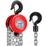 1 x RAW Customer Returns Anbull 1T chain hoist hand cable winch, fully galvanized chain, oil-free, 1000Kg load capacity pulley block and tackle rope hoist ratchet hoist, 3m chain, chain block hoist - RRP €59.0