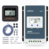 1 x RAW Customer Returns EPEVR MPPT Solar Charge Controller Tracer A Series 10A 20A 30A 40A with 12V 24V DC Automatic System Voltage Identification 30A MT50  - RRP €151.98