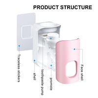 3 x Brand New PenghaiYunfei Toothbrush Holder, Children s Favorite Toothbrush Holder Wall Mounted Family Kit Bathroom Electric Toothbrush Holder Multifunctional Space Saving Pink  - RRP €24.15