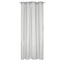 1 x RAW Customer Returns JEMIDI curtain semi-transparent 140x245cm - curtain with eyelets - eyelet curtain decorative curtain linen look - 100 polyester for living room bedroom - RRP €13.1