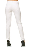 1 x RAW Customer Returns Elara Women s Pants Jeans Stretch Chunkyrayan White G09-1 White 52 6XL  - RRP €31.99