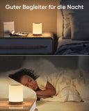 1 x RAW Customer Returns Bedside table lamp, bedside lamp touch dimmable with 10 colors, LED table lamp battery operated with timing function, night light children s breastfeeding light wireless color changing for baby room bedroom - RRP €15.1