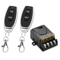 1 x RAW Customer Returns 433MHz AC 220V 30A Wireless Radio Switch with 2 Transmitters Remote Control Switch for Home Appliances Pumps Agricultural Machinery Lights Roller Locks - RRP €23.87