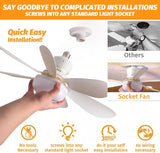 1 x RAW Customer Returns Asslye ceiling fan with lighting and remote control, E26 E27 ceiling lamp with fan, 40W LED ceiling light with fan, adjustable wind speed, 3 color temperatures, timer - RRP €36.29